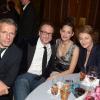 Lambert Wilson, James Gray, Marion Cotillard et Charlotte Rampling au dîner de la soirée Dior à Marrakech, le 1er décembre 2013.