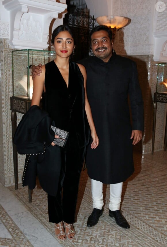 Golshifteh Farahani et Anurag Kashyap à la soirée Dior dans le cadre du 13e Festival International du Film de Marrakech, le 1er décembre 2013.