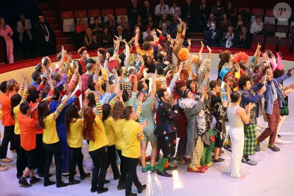 Exclusif - Final du 52e Gala de l'Union des Artistes au Cirque d'hiver à Paris le 19 novembre 2013.