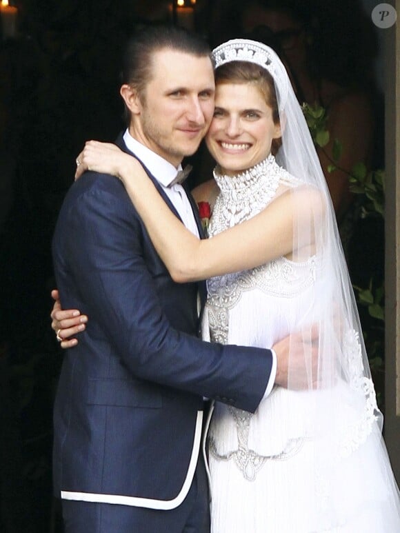 Exclusif - Mariage de l'actrice Lake Bell et de Scott Campbell le 1er juin 2013 à la Nouvelle-Orléans.