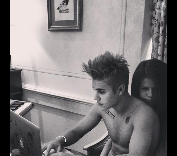 Justin Bieber et Selena Gomez, le vendredi 26 avril 2013.