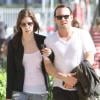 Christian Slater et Brittany Lopez se promènent à Miami, le 18 mars 2012