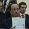 François Hollande lors du Sommet Franco-Espagnol au palais de Moncloa à Madrid, le 27 novembre 2013.