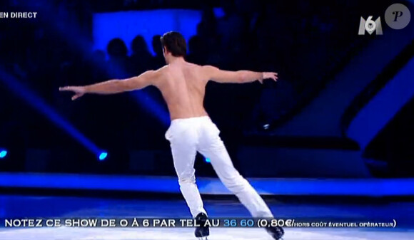 Florent Torres a réalisé une excellente prestation sur la glace dans "Ice Show" du mardi 3 décembre.