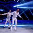 Merwan Rim a terminé sa prestation avec les larmes aux yeux dans Ice Show, du 4 décembre 2013.