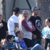 Britney Spears et son petit ami David Lucado à Los Angeles. Le 9 novembre 2013.