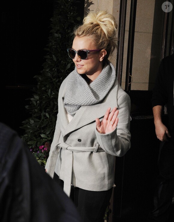 Britney Spears à Londres. Le 17 octobre 2013.