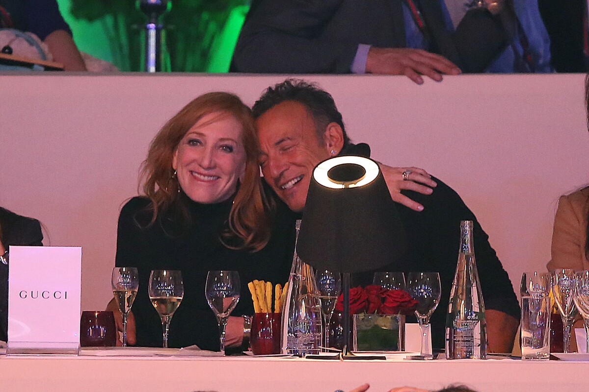 Photo : Bruce Springsteen et sa femme Patti Scialfa lors de l'épreuve ...