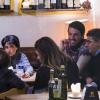 Gigi Buffon avec sa femme Alena Seredova et ses enfants à Courmayeur en Italie le 7 decembre 2013.