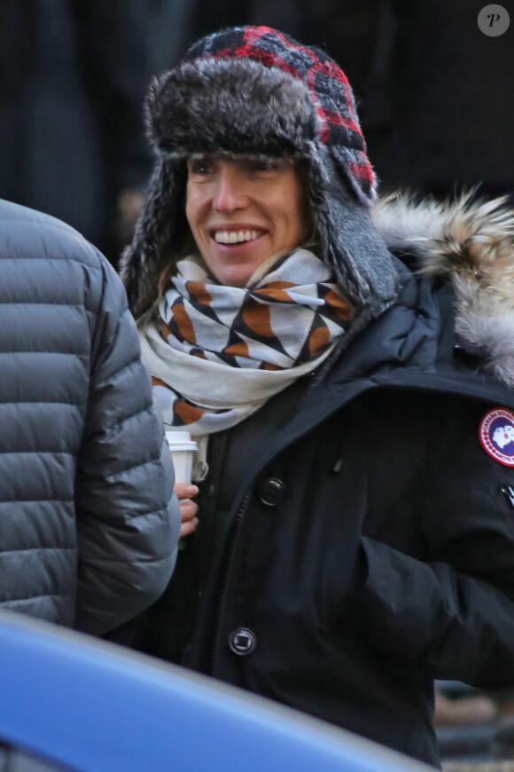 La réalisatrice Sam Taylor-Johnson sur le tournage de Fifty Shades of Grey à Vancouver, le 8 décembre 2013.