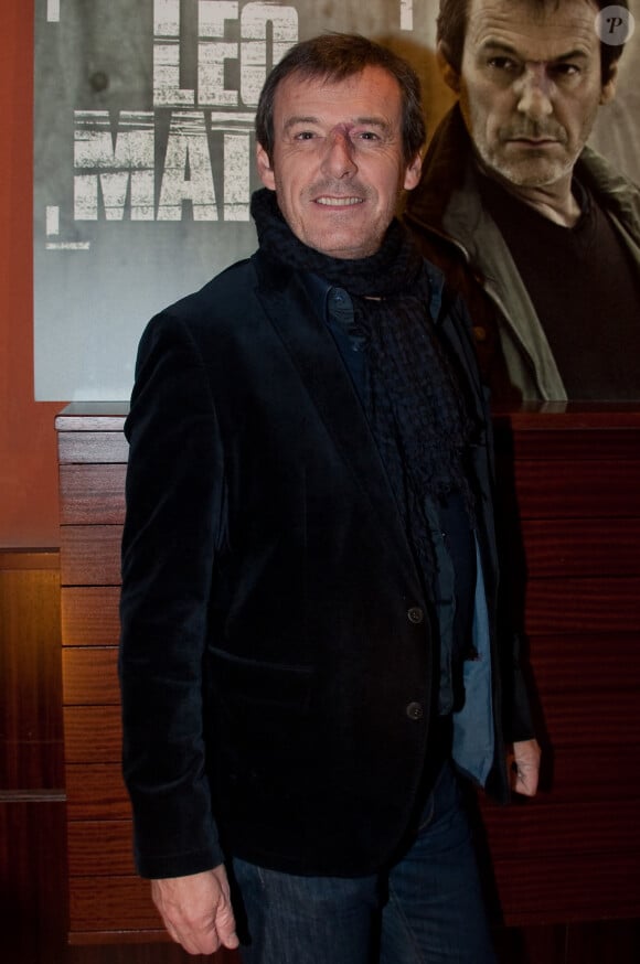 Jean-Luc Reichmann au Club de l'Etoile à Paris le 10 decembre 2013 pour la projection en avant-première de la série "Leo Matteï".