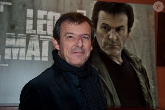 Jean-Luc Reichmann au Club de l'Etoile à Paris le 10 decembre 2013 pour la projection en avant-première de sa série "Leo Matteï".