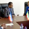 La reine Maxima des Pays-Bas en Ethiopie le 9 décembre 2013 pour une visite officielle en sa qualité d'ambassadrice spéciale des Nations-unies pour la microfinance en faveur du microdéveloppement.