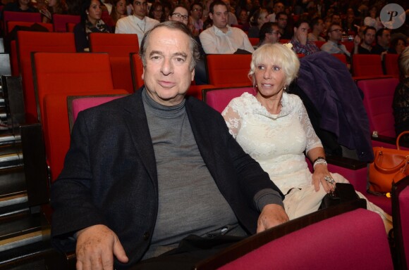 Paul-Loup Sulitzer au spectacle Robin des bois, au Palais des Congrès à Paris, 2013.