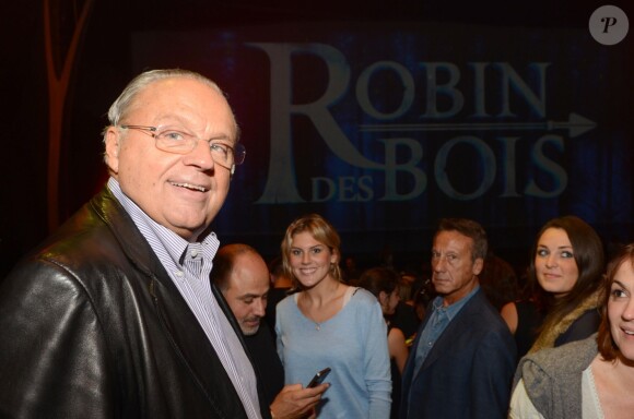 Gérard Louvin au spectacle Robin des bois, au Palais des Congrès à Paris, 2013.