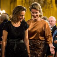 Mathilde et Claire de Belgique rivalisent d'élégance au concert de Noël