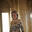  La reine Mathilde de Belgique recevait dans la matinée du 11 décembre 2013 les nouveaux titulaires d'un mandat de fournisseur officiel du palais. 