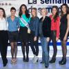 Exclusif - Linda Hardy, Miss France 1992, Sonia Rolland, Miss France 2000, Alexandra Rosenfeld, Miss France 2006, Chloé Mortaud, Miss France 2009, Malika Ménard, Miss France 2010, et Sylvie Tellier, directrice générale de la Société Miss France. Elles seront réunis dans La semaine des médias sur i>Télé, dimanche 15 décembre.
