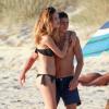 Marco Verratti et sa belle Laura Zazzara à Illetes en Italie, le 6 juillet 2013