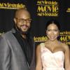 Rockmond Dunbar et sa femme Maya Gilbert à Los Angeles, le 15 février 2013.
