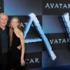 James Cameron et sa femme Suzy Amis à la première d'Avatar, Los Angeles, le 16 décembre 2009.