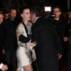 Katy Perry et Nikos Aliagas - 15eme édition des NRJ Music Awards à Cannes. Le 14 décembre 2013.