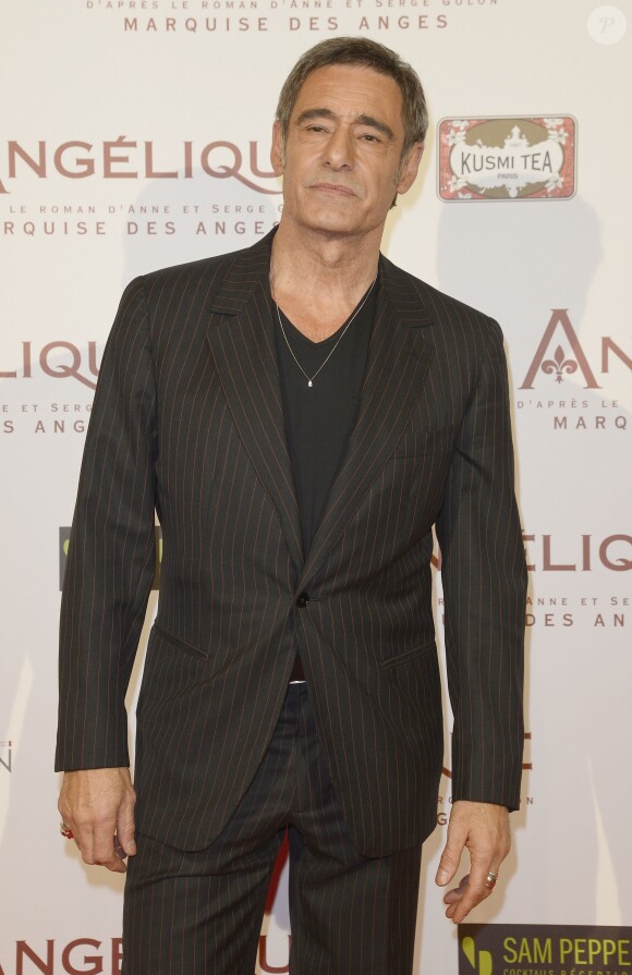 Gérard Lanvin à la première du film "Angélique" au Gaumont Opéra à Paris le 16 décembre 2013.