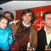 Christophe Malavoy, sa fille et Tchéky Karyo le 20 février 1987