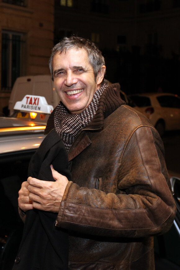 Exclusif - Julien Clerc au concert d'Alex Beaupain au Casino de Paris, le 17 décembre 2013.