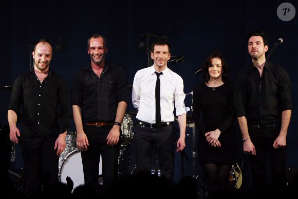 Exclusif - Alex Beaupain en concert au Casino de Paris, le 17 décembre 2013.