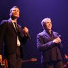 Exclusif - Alex Beaupain et Julien Clerc au concert d'Alex Beaupain au Casino de Paris, le 17 décembre 2013.