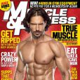 Joe Manganiello en couverture du magazine Muscle &amp; Fitness. Numéro de janvier 2014.