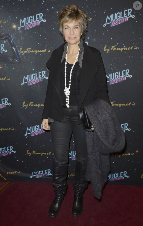 Veronique Jannot lors de la 2e représentation du show de Thierry Mugler "Mugler Folies" au Théâtre Comédia, le 19 décembre 2013.