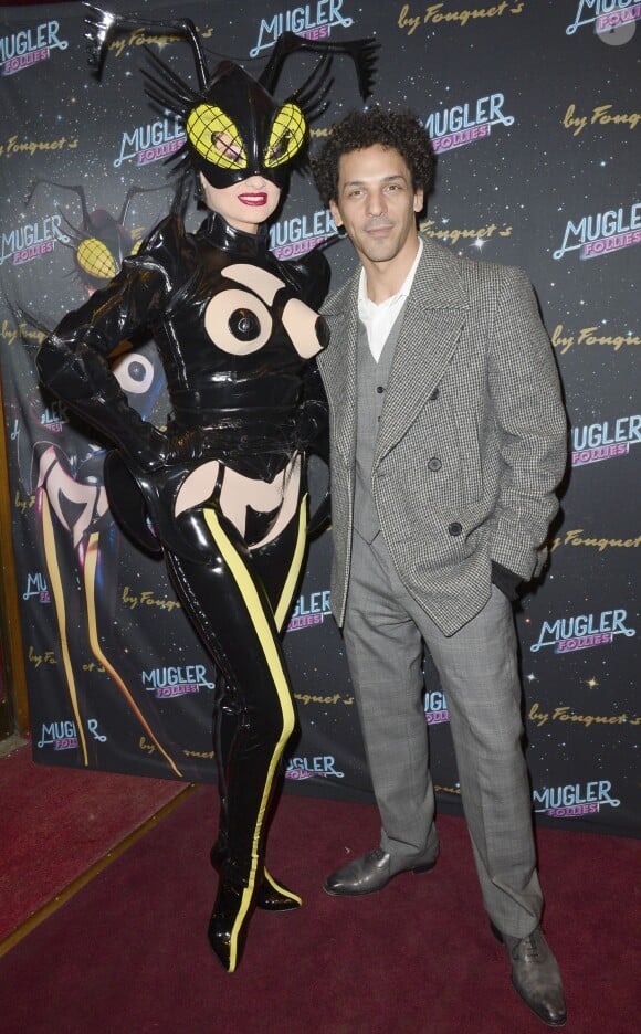 Tomer Sisley lors de la 2e représentation du show de Thierry Mugler "Mugler Folies" au Théâtre Comédia, le 19 décembre 2013.