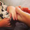 Jamie-Lynn Sigler a posté le 31 août 2013 une première photo de son bébé né le 28, Beau.