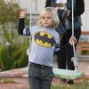 Gwen Stefani : son petit Zuma s'amuse comme un fou à Los Angeles, le 21 decembre 2013