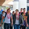 Prince, Blanket, Jermajesty et Jaafar Jackson arrivent à Honolulu pour les vacances de Noël, le 23 décembre 2013.