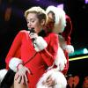 Miley Cyrus déchaînée lors d'un concert à Atlanta, le 11 décembre 2013.
