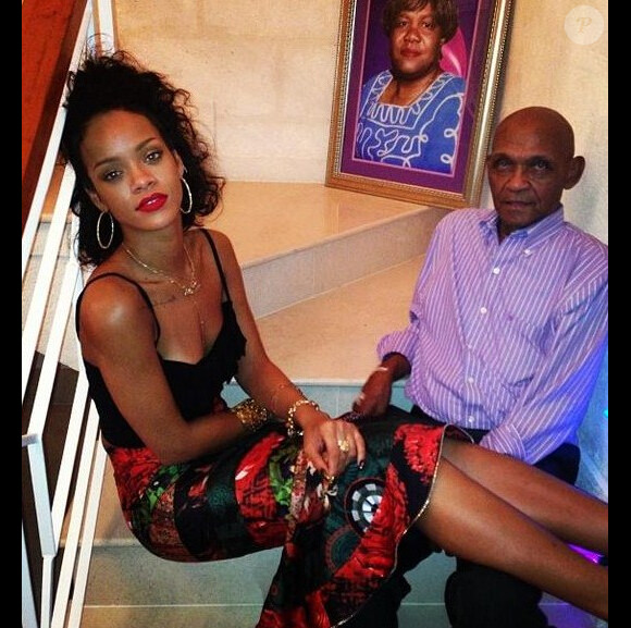 Rihanna et son grand-père adoré.
