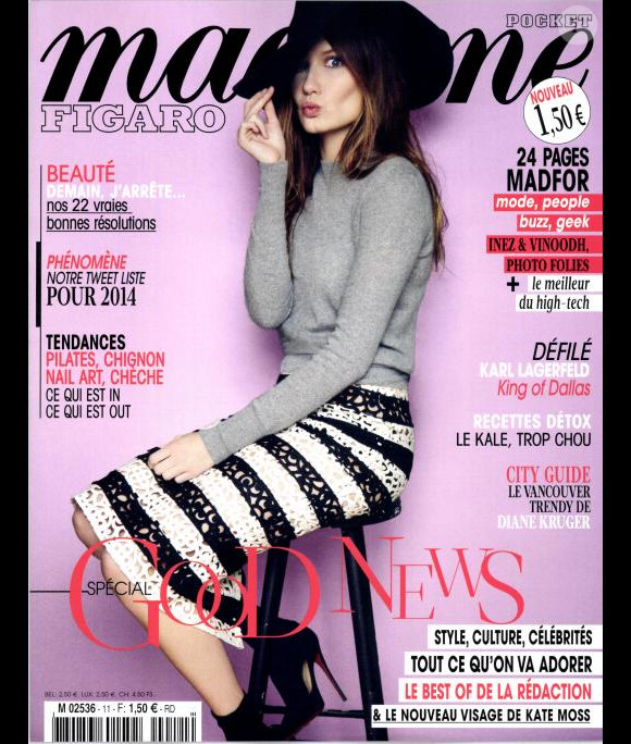 Madame Figaro, décembre 2013, déjà en kiosques.