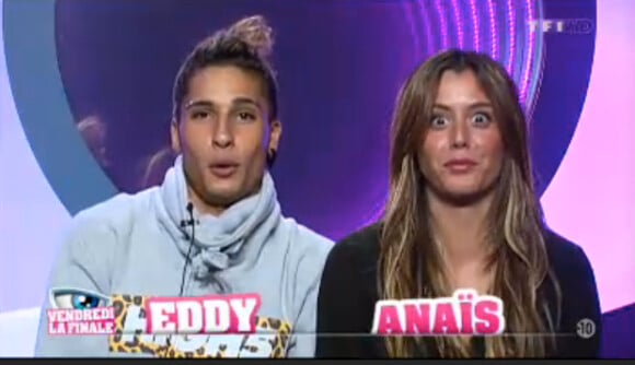 Eddy et Anaïs dans la quotidienne de Secret Story 7 sur TF1 le mercredi 11 septembre 2013