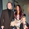Eve, Maximillion Cooper et deux de ses enfants, à la soirée 'When Britain Went Pop' à Londres, le 24 octobre 2013.
