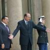 Jacques Chirac et Hosni Moubarakà l'Elysée en octobre 2004.