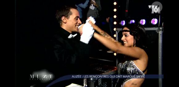 Alizée et Grégoire après une prestation dans Danse avec les stars 4 sur TF1.