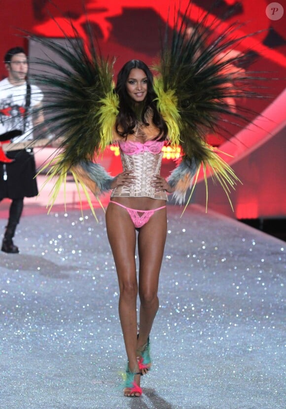 Lais Ribeiro lors du défilé Victoria's Secret 2013 à New York. Le 13 novembre 2013.