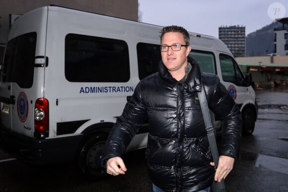 Ralf Schumacher lors de son arrivée au CHU de Grenoble, le 3 janvier 2014