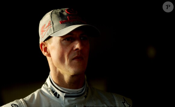 Michael Schumacher à Jerez de la Frontera, le 11 février 2010