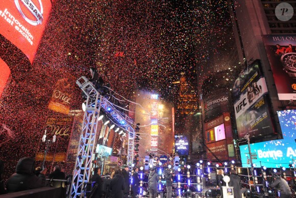 Times Square, New York, pour la nouvelle année, le 31 décembre 2013.
