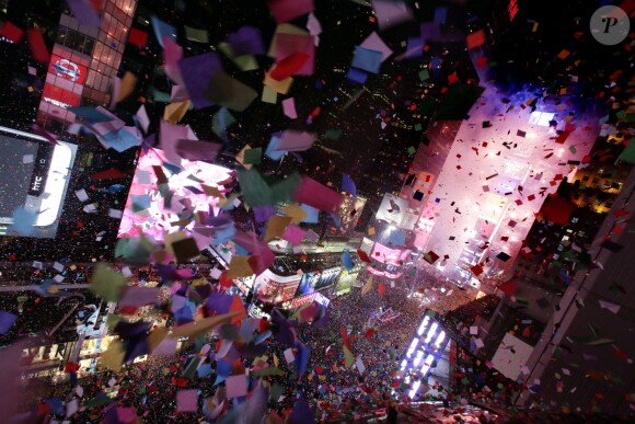 Times Square, New York, pour la nouvelle année, le 31 décembre 2013.