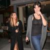 Kim Kardashian et Brittny Gastineau quittent le restaurant La Scala à Beverly Hills. Le 4 janvier 2014.